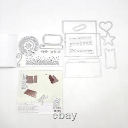 Stampin Up Christmas Holiday Lot with Dies Snowman Candy Canes Pinecones Sets