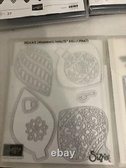 Stampin Up Christmas Lot 5 Stamp Sets And 4 Die Sets. New