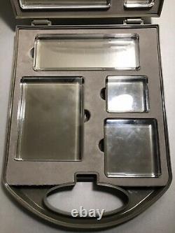 Stampin' Up! Clear Acrylic Block Mount Set with Carrying Case Complete And Unused