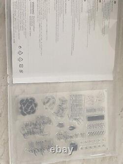 Stampin Up Clear And Rubber Stamp Sets Lot of 11 NEW RETIRED