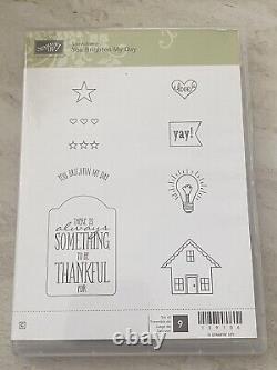 Stampin Up Clear And Rubber Stamp Sets Lot of 11 NEW RETIRED