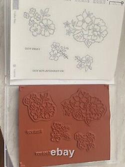 Stampin Up Clear And Rubber Stamp Sets Lot of 11 NEW RETIRED