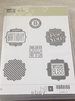 Stampin Up Clear And Rubber Stamp Sets Lot of 11 NEW RETIRED