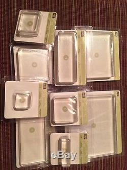 Stampin Up Clear Mount Blocks A I Set of 9