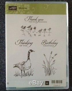 Stampin' Up! Clear Rubber Stamp Set Wetlands
