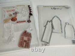 Stampin Up Clear Set Holiday Home & Homemade Holiday Framelits Dies 135857