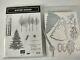 Stampin Up Cling Stamp Set Winter Woods & In The Woods Dies Bundle Lot