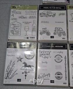 Stampin Up! Cling Stamp Sets Lot Of 9