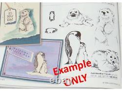 Stampin' Up! Cold Weather Friends Polar Bear Penguin Fox Seal/Pup Rubber Stamps