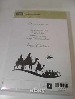 Stampin Up! Come to Bethlehem Stamp set Retired (brand new, has not been used)