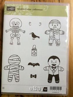 Stampin Up! Cookie-Cutter HalloweenNEW clear mount stamp setretired