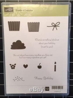 Stampin Up Create A Cupcake Stamp Set And Matching Build A Cupcake Punch