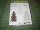 Stampin Up! EVERGREEN CLEAR MOUNT RUBBER STAMP SET, CHRISTMAS, TREE