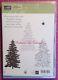 Stampin Up! Evergreen Clear Mount Stamp Set Christmas Fall Pine Trees NEW