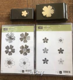 Stampin Up FLOWER SHOP, PETITE PETALS cm Stamp sets & PANSY & PETAL PUNCHES
