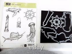 Stampin Up FROM LAND TO SEA Clear Stamp Set & Matching Dies by Dave
