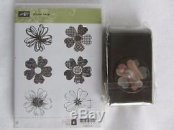 Stampin Up! Flower Shop Clear Mount Stamp Set AND Pansy Punch NEW