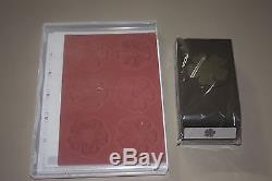 Stampin Up! Flower Shop Clear Mount Stamp Set AND Pansy Punch NEW