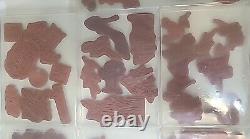 Stampin Up Foam Mounted Stamp Sets Various Themes Crafts Scrapbooking Lot Of 175