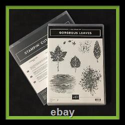 Stampin' Up! GORGEOUS LEAVES Stamps INTRICATE LEAVES Dies Great set! NEW