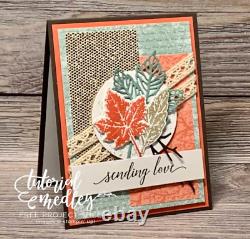 Stampin' Up! GORGEOUS LEAVES Stamps INTRICATE LEAVES Dies Great set! NEW
