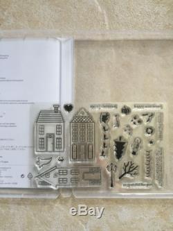Stampin' Up HOLIDAY HOME Photopolymer Stamp Set Brand New