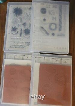 Stampin Up HUGE LOT OF 45 STAMP SETS, New & Used