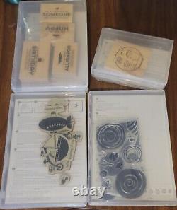 Stampin Up HUGE LOT OF 45 STAMP SETS, New & Used