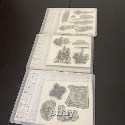 Stampin Up HUGE LOT OF 68 STAMP SETS Rubber & Clear Acrylic