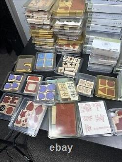 Stampin Up HUGE LOT OF 90 STAMP SETS Rubber & Clear Acrylic 2000s Era