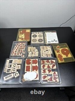 Stampin Up HUGE LOT OF 90 STAMP SETS Rubber & Clear Acrylic 2000s Era