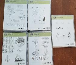 Stampin Up HUGE LOT OF STAMP SETS, Over 50 New & Used SETS