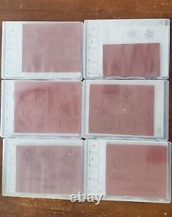 Stampin Up HUGE LOT OF STAMP SETS, Over 50 New & Used SETS