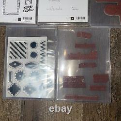 Stampin Up HUGE lot of 59 stamp sets Rubber and Clear sets