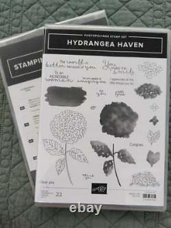 Stampin' Up! HYDRANGEA HAVEN stamp set & HYDRANGEA Dies Bundle PLUS papers