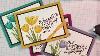 Stampin Up Happy Birthday Card Featuring Tranquil Tulips Stamp Set With WWW Bonniestamped Com