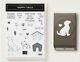 Stampin' Up Happy Tails Photopolymer Stamp Set Dog + Matching Punch NEW Retired