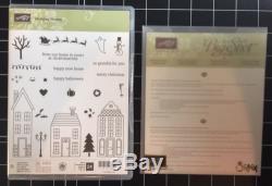 Stampin Up Holiday Home Stamp Set And Matching Homemade Holiday Framelits