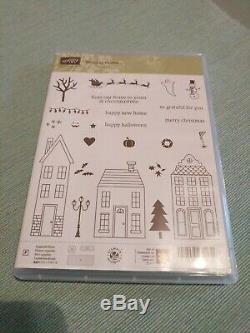 Stampin' Up! Holiday Home Stamp Set & Homemade Holiday Framelits New