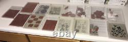 Stampin' Up! Huge LOT of 50 + sets With Cases Mixed Used/New