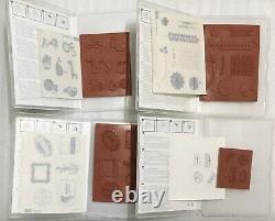 Stampin' Up! Huge Lot 24 Cling Stamp Case Sets Rubber & Photopolymer NEW & USED