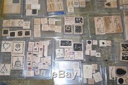Stampin' Up Huge Lot 260+ Stamps 30 sets Plus loose stamps All Occasions