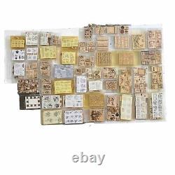 Stampin' Up Huge Lot 49 Sets Apprx 150+ Individual Wood Rubber Stamps 1997-2007