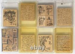 Stampin' Up Huge Lot 49 Sets Apprx 150+ Individual Wood Rubber Stamps 1997-2007