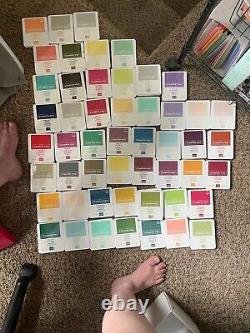 Stampin' Up Huge Lot 53 Classic Ink Pads & Stamp Sets Many Retired Some Sealed