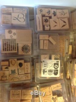 Stampin' Up! - Huge Lot Of More Than 65 Stamp Sets Plus Accessories