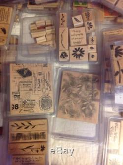 Stampin' Up! - Huge Lot Of More Than 65 Stamp Sets Plus Accessories