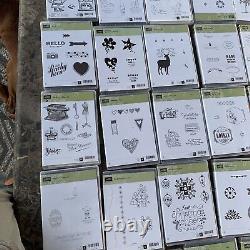Stampin Up Huge Lot Of Sets Some Retired Mostly Unused