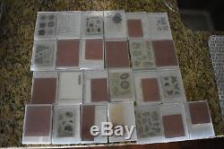 Stampin' Up Huge Lot of 43 Stamp Sets and 4 NEW in package Punches
