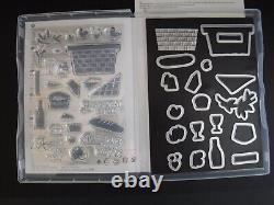 Stampin Up! Huge Lot of rubber stamp sets some with dies 30 sets